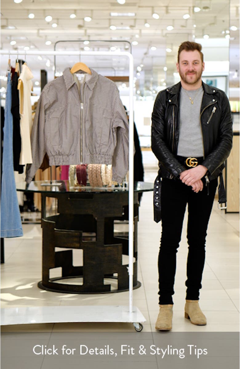 Check Cotton Zip Jacket, sales video thumbnail