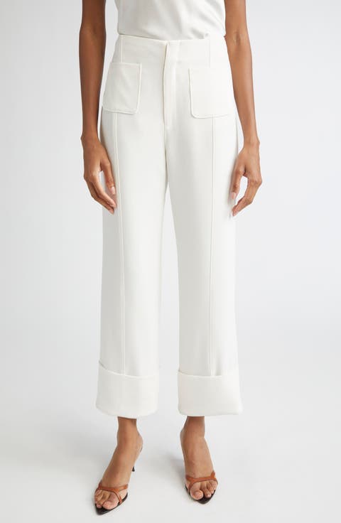 Pamela Cuff Straight Leg Pants