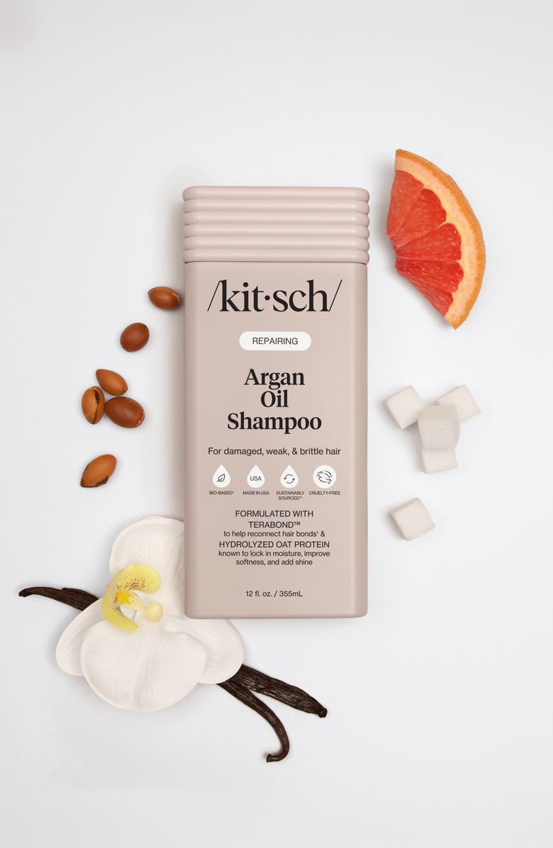 Kitsch Repairing Argan Oil Liquid Shampoo, Alternate, color, 