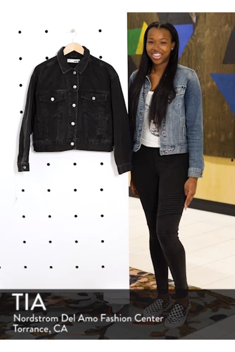 Boxy Crop Denim Jacket video