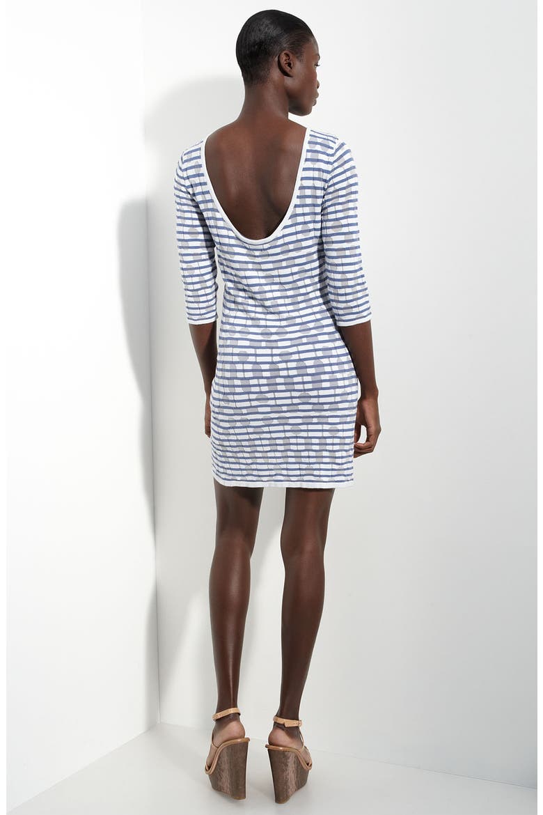 'Tuesday' Devore Knit Dress, Alternate, color, MULTI