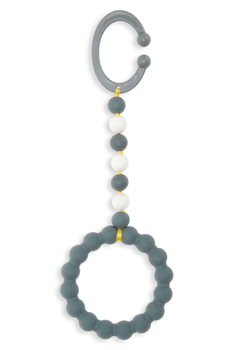 Gramercy Stroller Teether, Main, color, LIGHT GREY