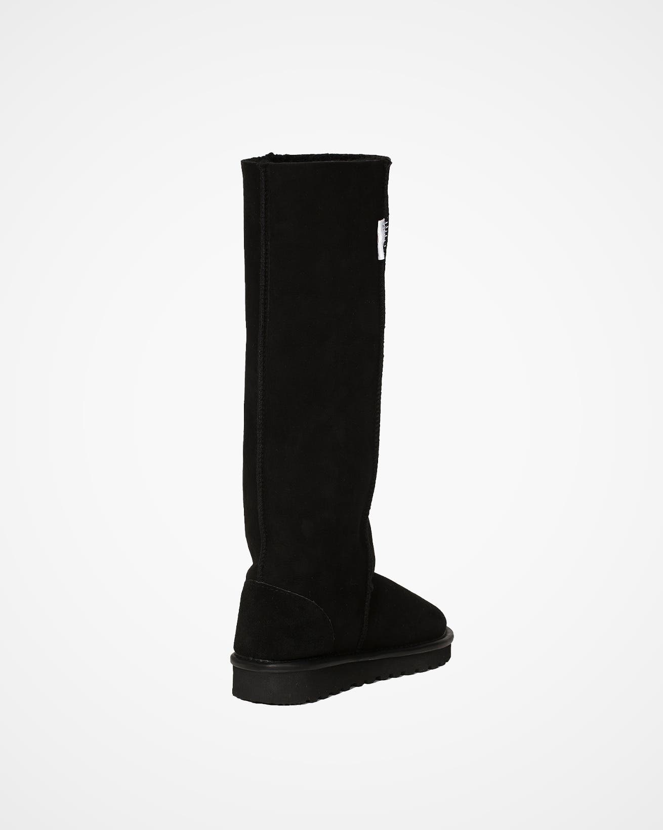 Celtic & Co. Celt Shearling Knee Boot, Alternate, color, Black