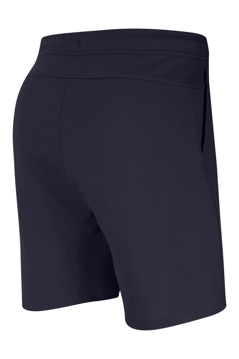 Tech Fleece Shorts, Alternate, color, OBSIDIAN/ WHITE