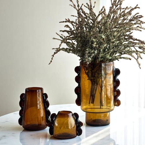Meso Goods Dalia Bud Vase In Brown