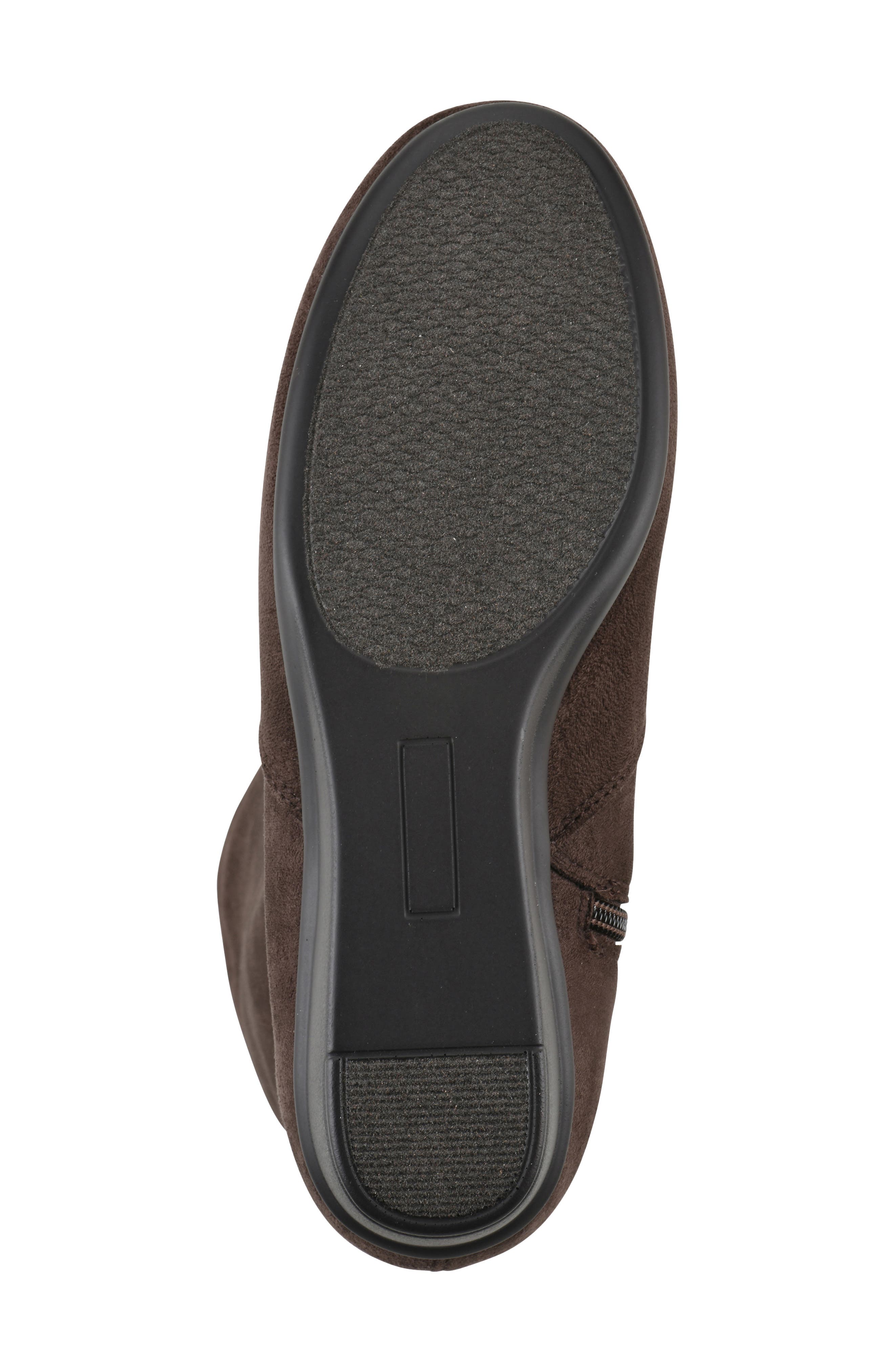 Bolmont Tall Wedge Boot, Alternate, color, DK BROWN/ FABRIC