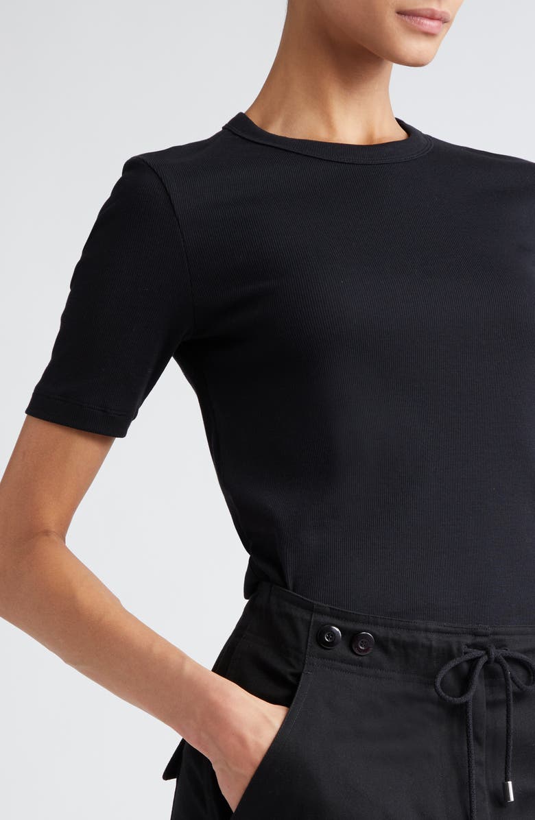 TOTEME Classic Rib T-Shirt, Alternate, color, 