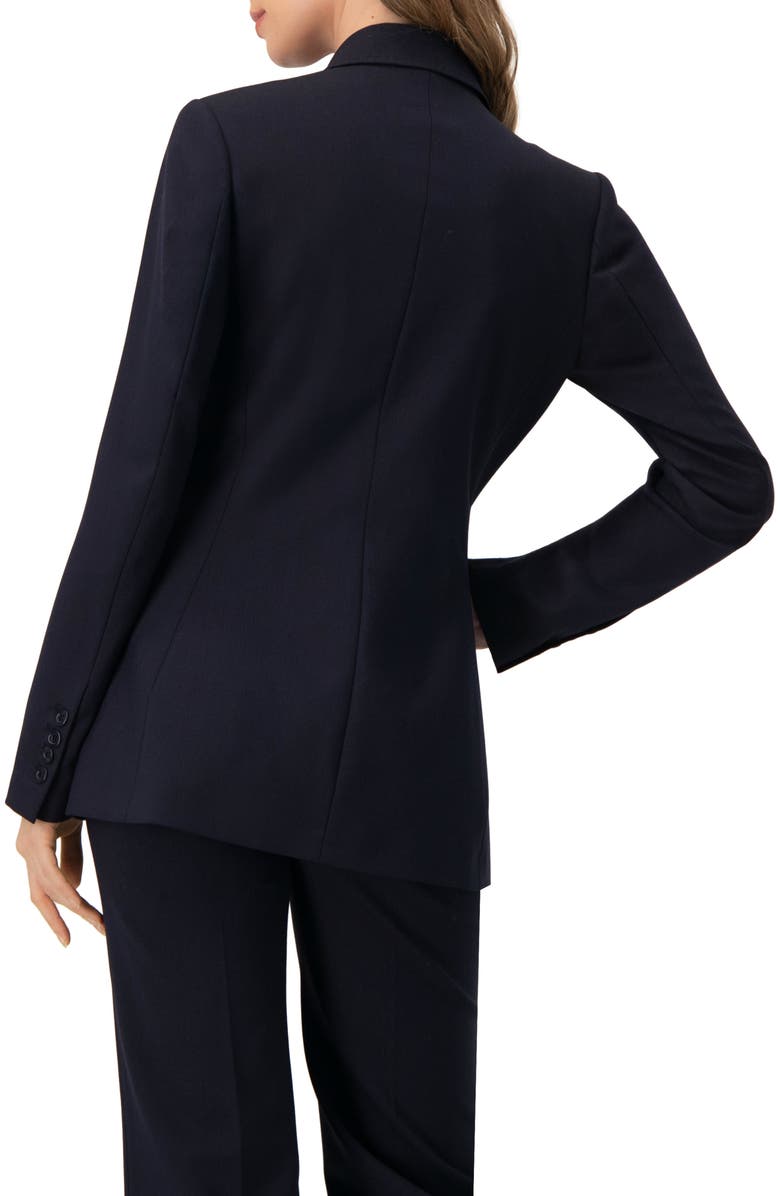 IVONNE Tailored One-Button Blazer, Alternate, color, Navy Blue