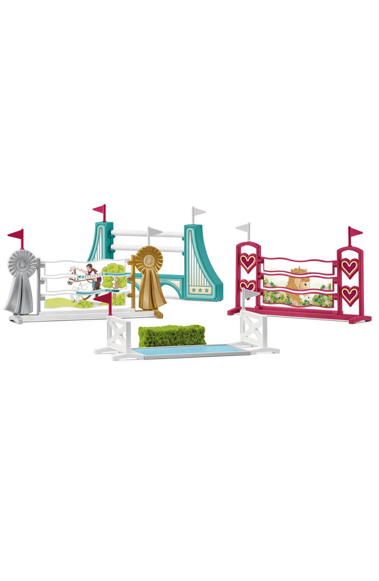 Schleich Horse Club Obstacle Course Accessories, Pretend Play, Kids, Main, color, Multicolored