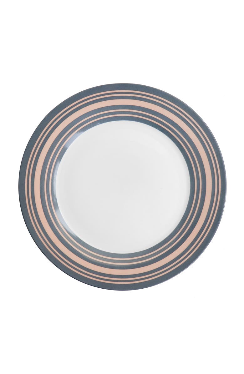 Gibson Home Silver Wind 16 Piece Fine Ceramic Dinnerware Set, Alternate, color, Gray