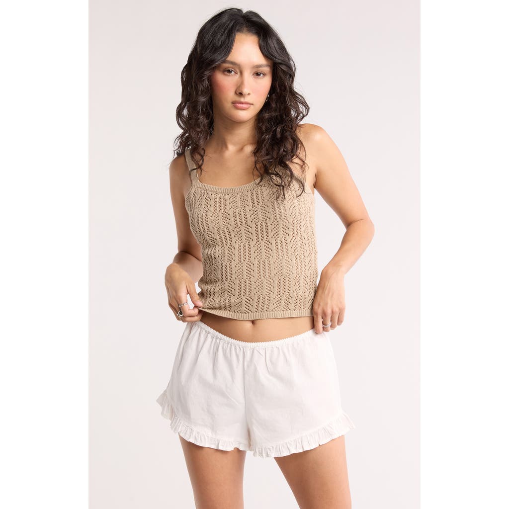Abound Open Stitch Sweater Tank
