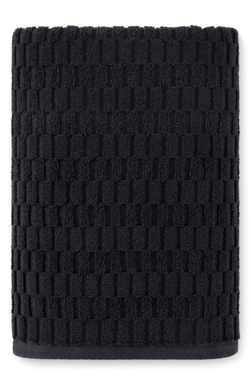Dkny Metro Tile 4-piece Bath & Hand Towel Set In Black