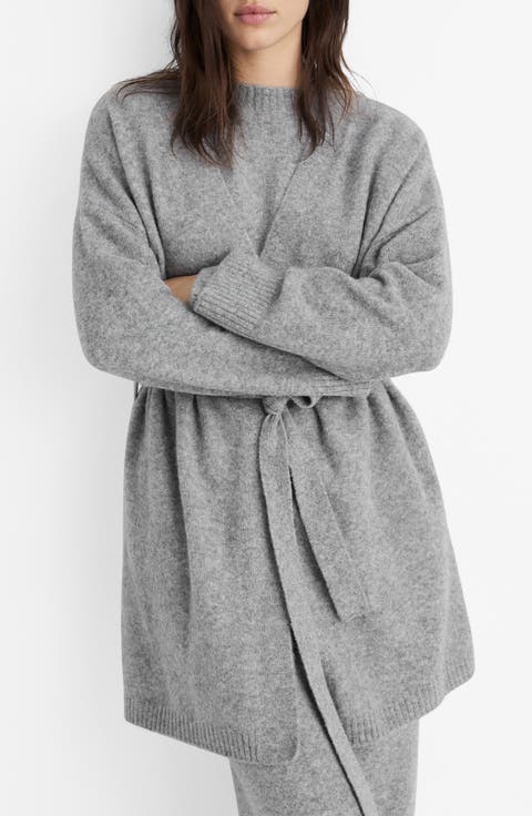 Tie Front Longline Cardigan