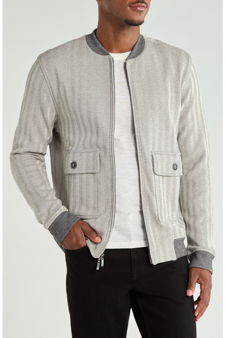 Nanton Bomber Jacket, Main, color, OFF WHITE
