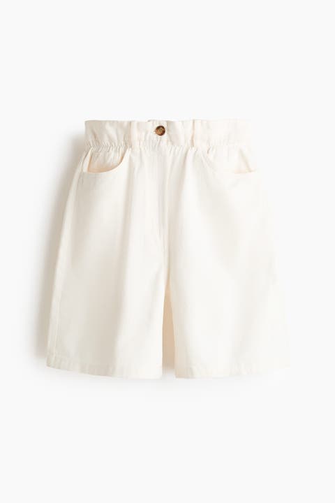 Paper Bag Bermuda Shorts