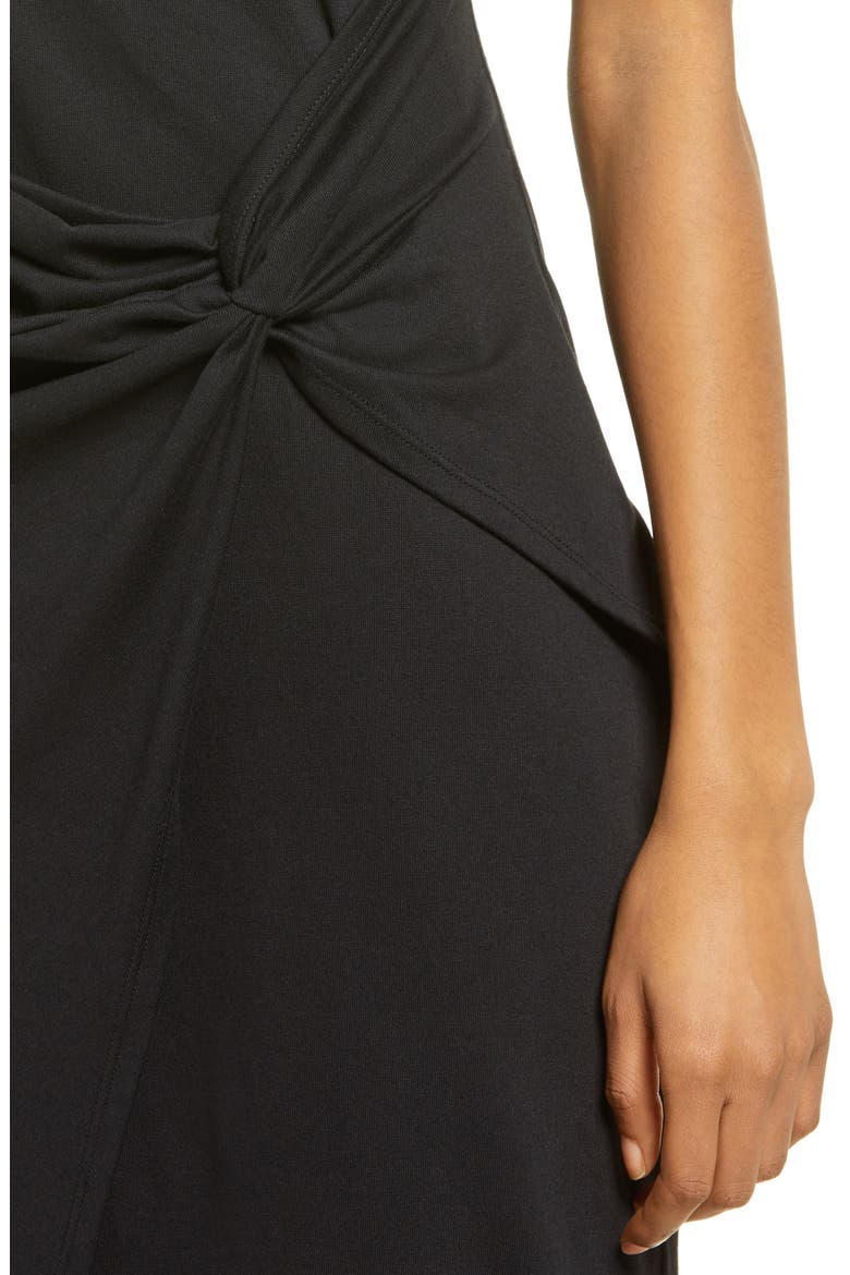 Sleeveless Twist Detail Dress, Alternate, color, BLACK