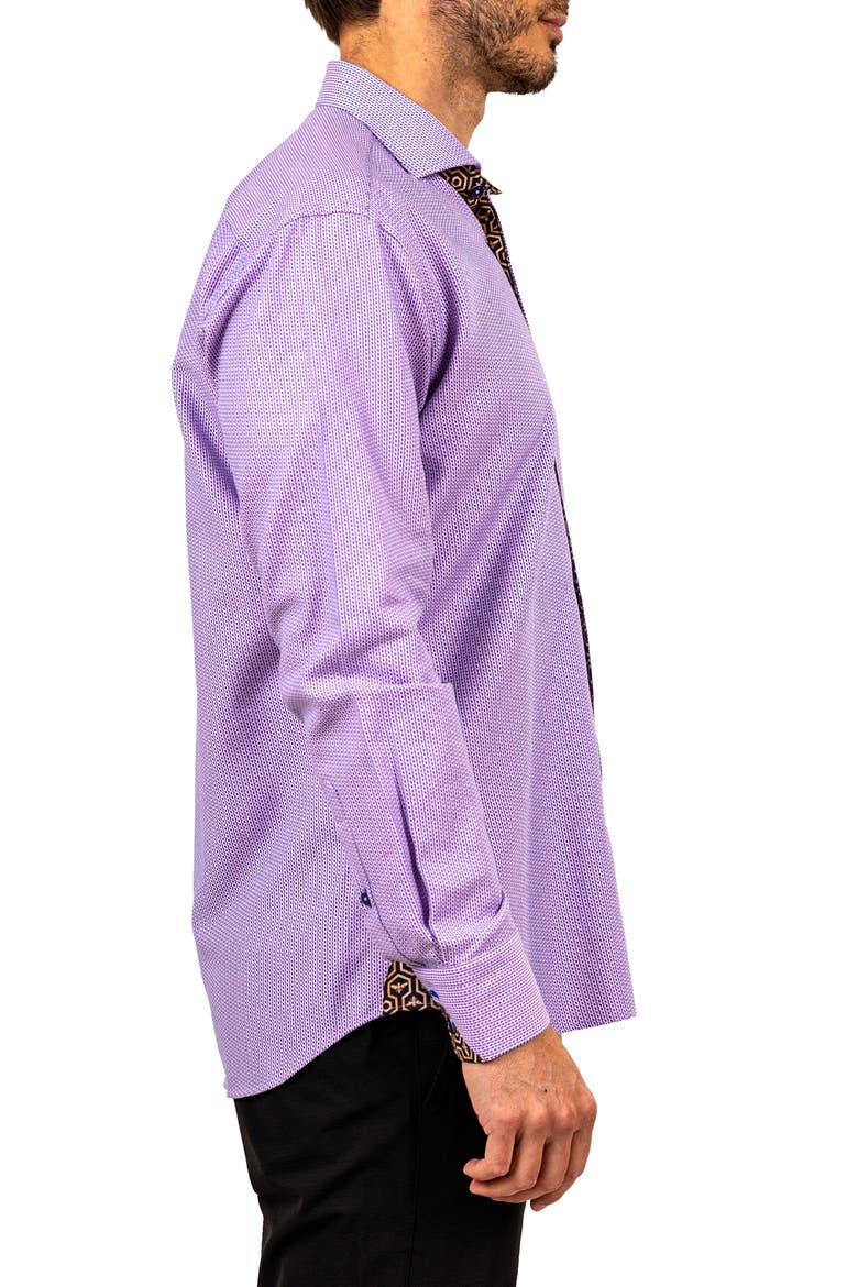 Einstein Ascension Contemporary Fit Button-Up Shirt, Alternate, color, PINK