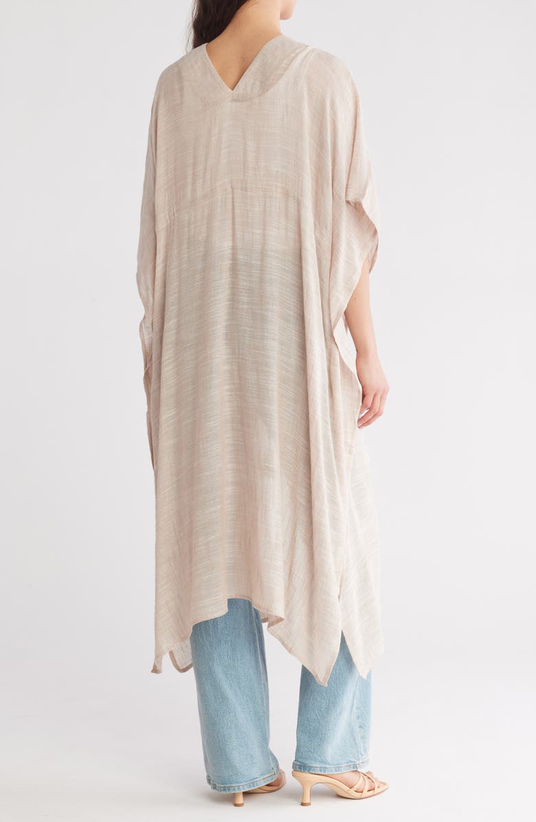 BCBG Tassel & Embroidered Duster, Alternate, color, Neutral