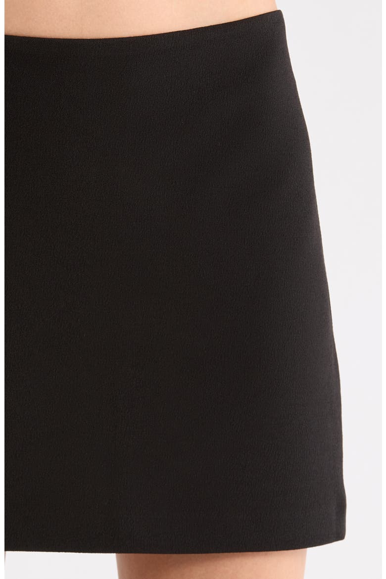 Monica Miniskirt, Alternate, color, BLACK