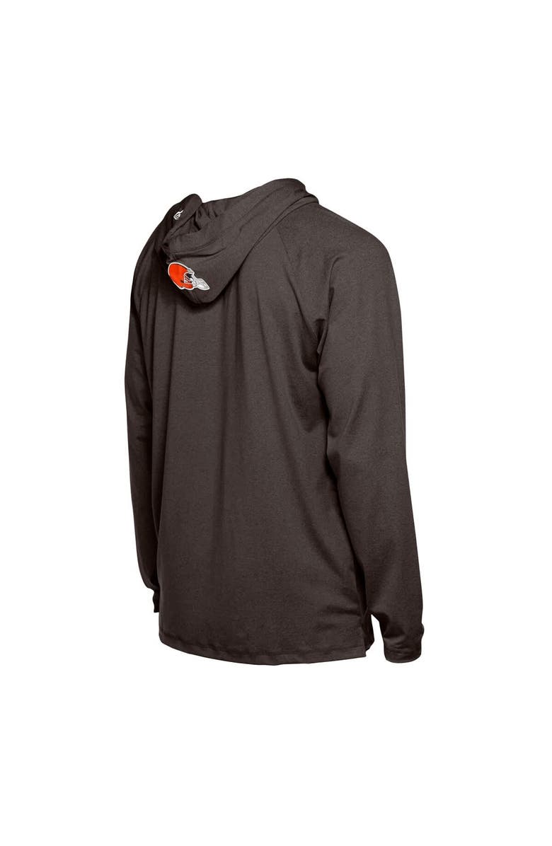 New Era Men's New Era Brown Cleveland Browns Functional Fandom Hoodie, Alternate, color, Brown
