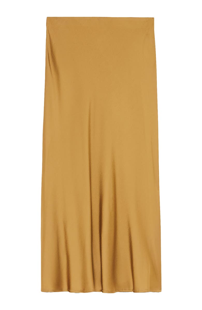 ottod'Ame Viscose Fluid Long Skirt, Alternate, color, Brown