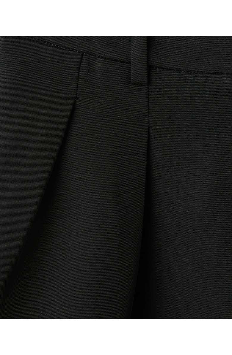 MANGO Pleated High Waist Shorts, Alternate, color, 