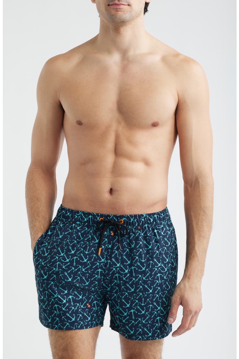 Ademir Swim Trunks, Main, color, ANCHORS - ECO DIVER