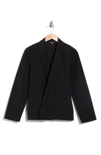 Eileen Fisher Stretch Twill Blazer In Black