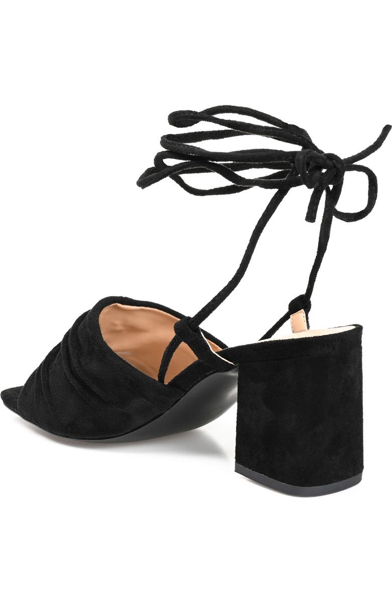 Journee Collection Felisity Vegan Lace-Up Tie Pump, Alternate, color, Black