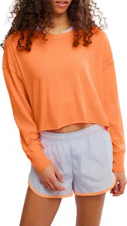 Free People FP Movement My Time Layer Open Back Crop Top