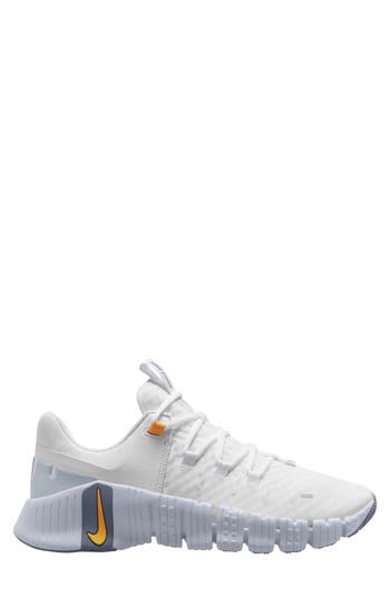 Nike Free Metcon 5 Training Shoe In White/sundial/grey