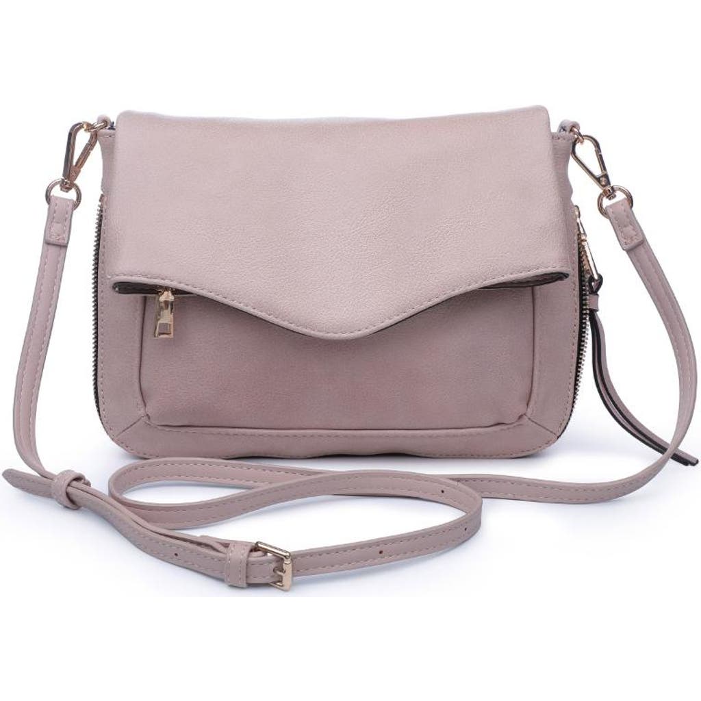 Moda Luxe Easy Foldover Crossbody In Brown