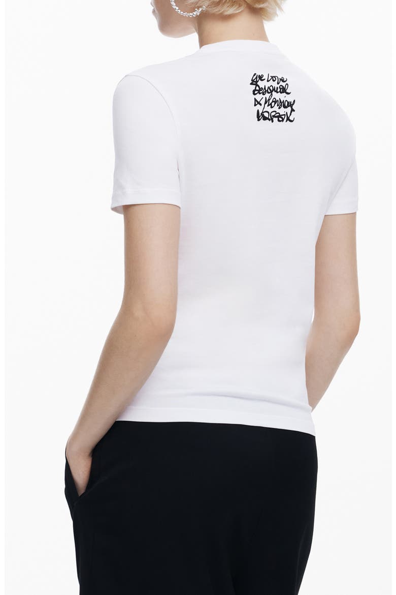 Graphic Print T-Shirt, Alternate, color, WHITE