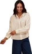 Celtic & Co. Draped Boxy Collared Shirt