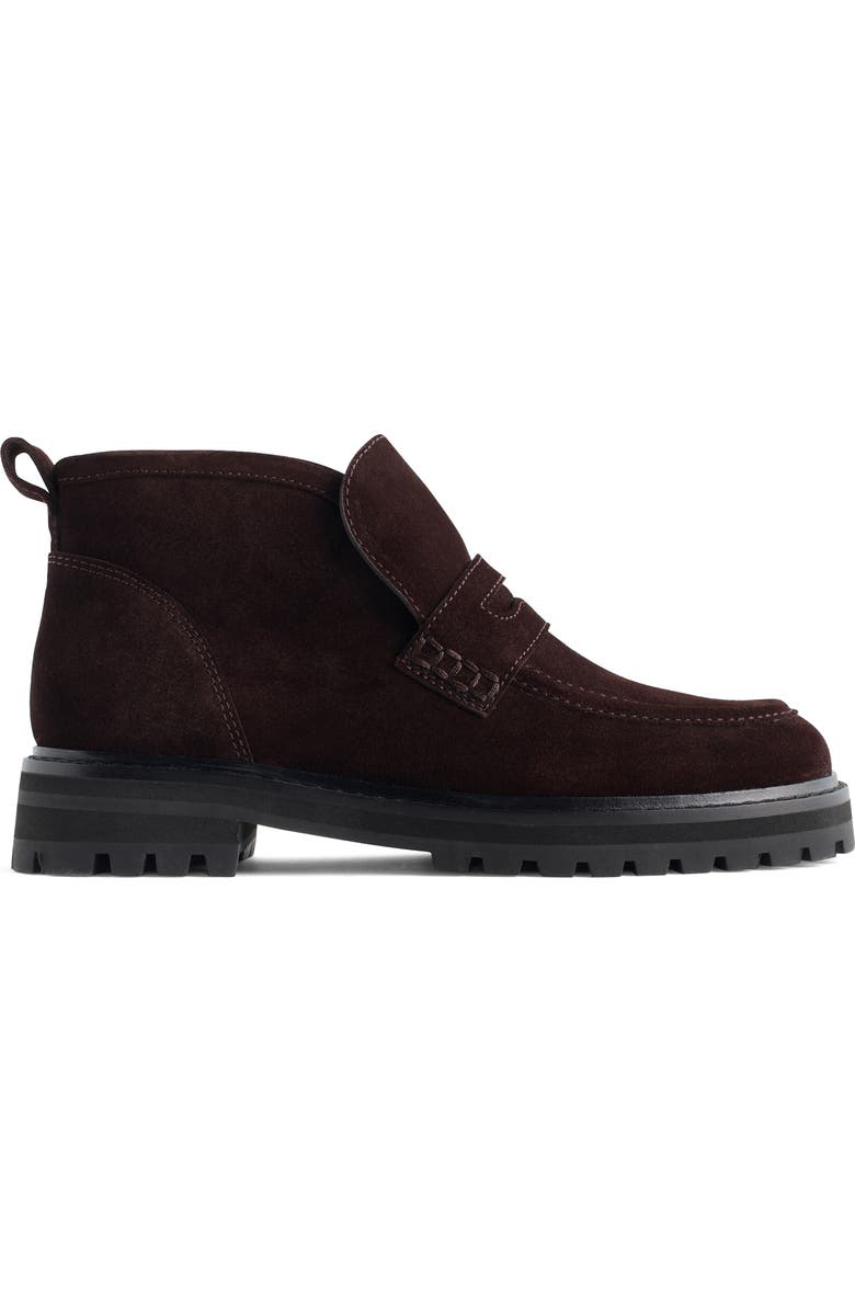 Madewell The Ryder Ankle Boot, Main, color, Coffee Bean