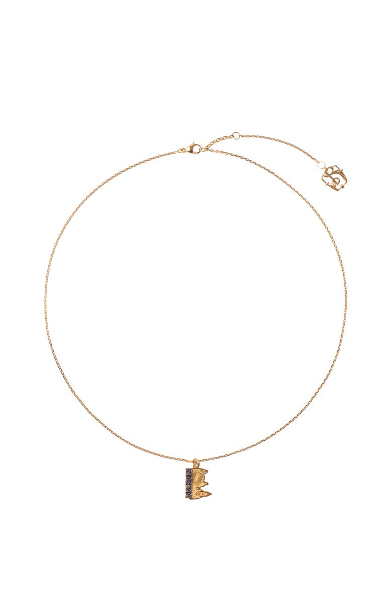 Burberry London Skyline Charm Necklace, Main, color, Gold/Multicolour