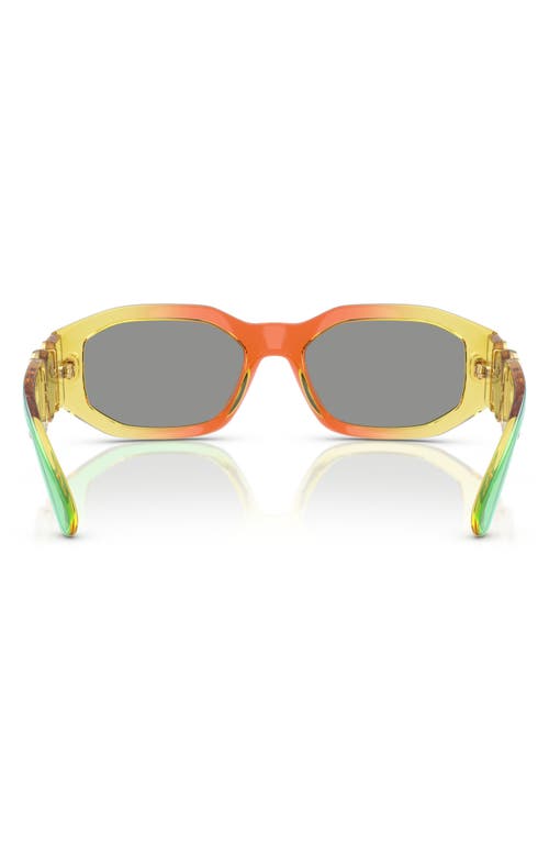 Versace Biggie 53mm Round Sunglasses