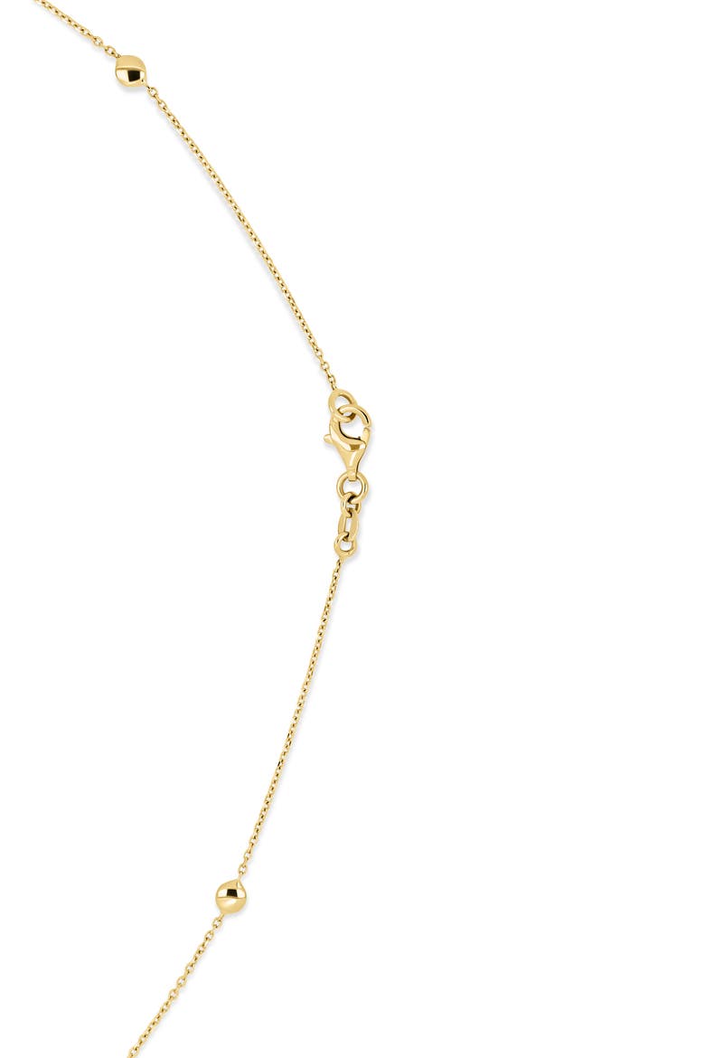 14k Gold 22-Inch Bead Chain Necklace, Alternate, color, 14KY