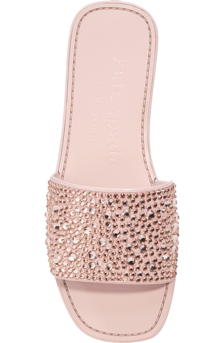 Kate Spade New York all that glitters slide sandal, Alternate, color, Mochi Pink