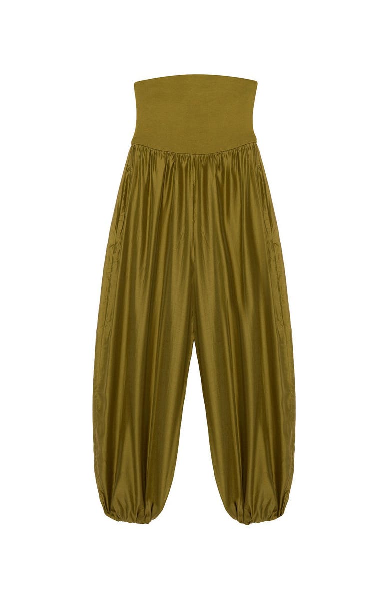MINT VELVET Bandeau Balloon Jumpsuit, Alternate, color, Green
