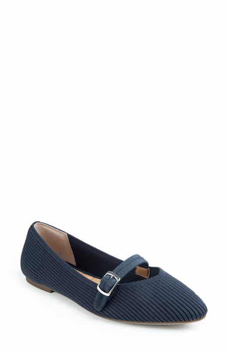 Me Too Glory Rib Knit Mary Jane Flat