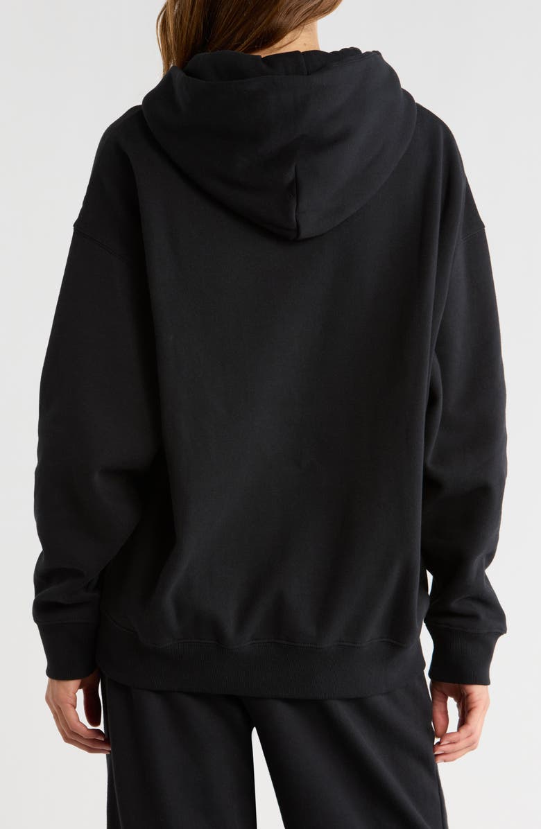 PacSun NY Rhinestone Cotton Blend Hoodie, Alternate, color, Black