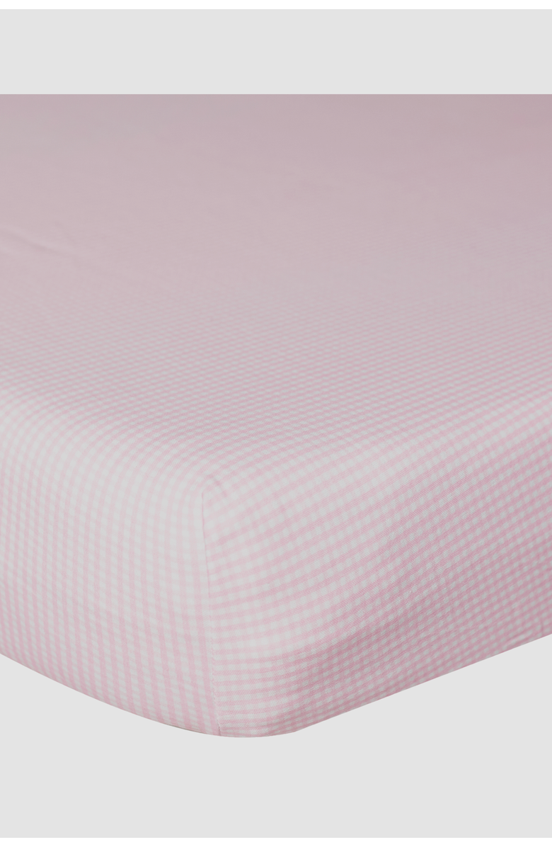 Nellapima Pink Gingham Crib Sheets - Baby, Main, color, Pink