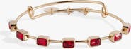 Alex and Ani January Birthstone Emerald Cut Bangle