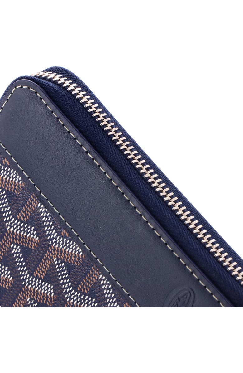 Pre-Owned Goyard Matignon Zip Wallet Coated Canvas with Leather, Alternate, color,