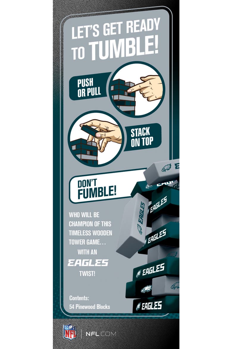 Philadelphia Eagles Tumble Tower, Alternate, color, Multicolor