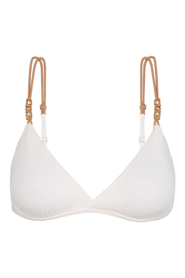 Paige Kira Bikini Top, Alternate, color, WHITE