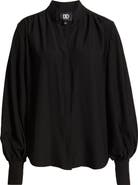 DO by Dee Ocleppo Sandwashed Balloon Sleeve Button-Up Shirt