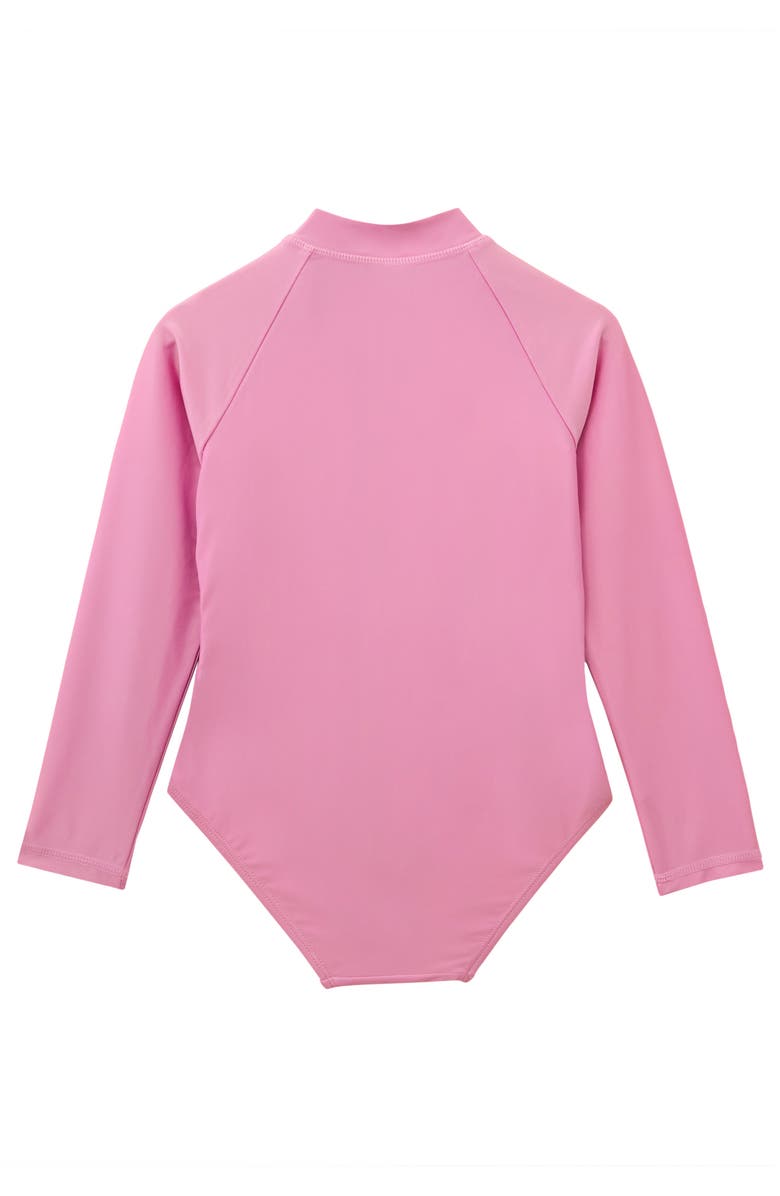 Roarsome Hop Swimsuit Little Kids & Big Kids, Alternate, color, Medium Pink