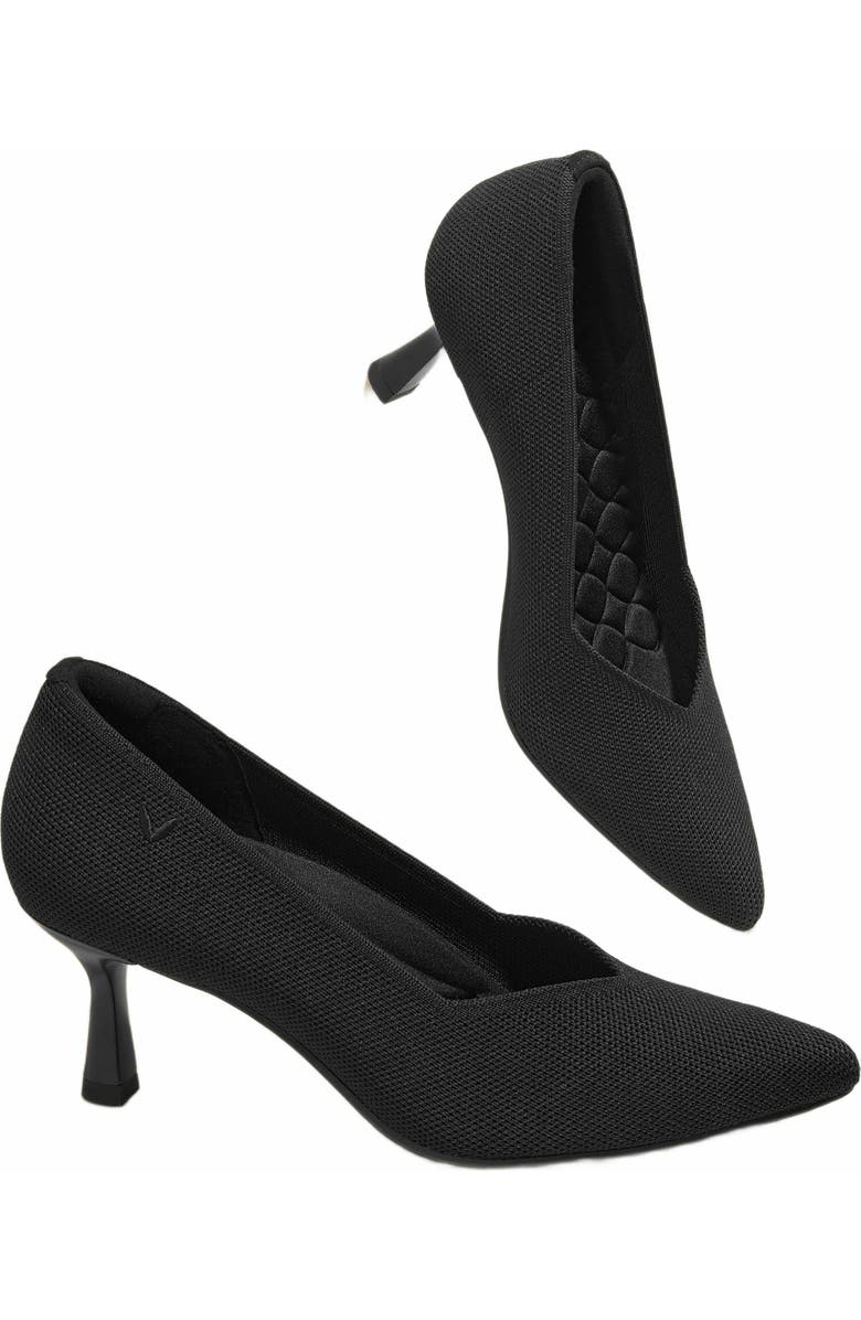 VIVAIA Pointed-Toe Mid Heels, Alternate, color, Black